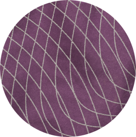 A purple fabric with white lines on it.