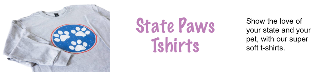 Information and details about state paws Tshirts