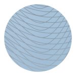 Blue with reflective stripe pattern